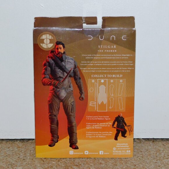 2020 McFarlane Dune 7" Stilgar The Fremen Figure Brand New Sealed MIB - Picture 2 of 12